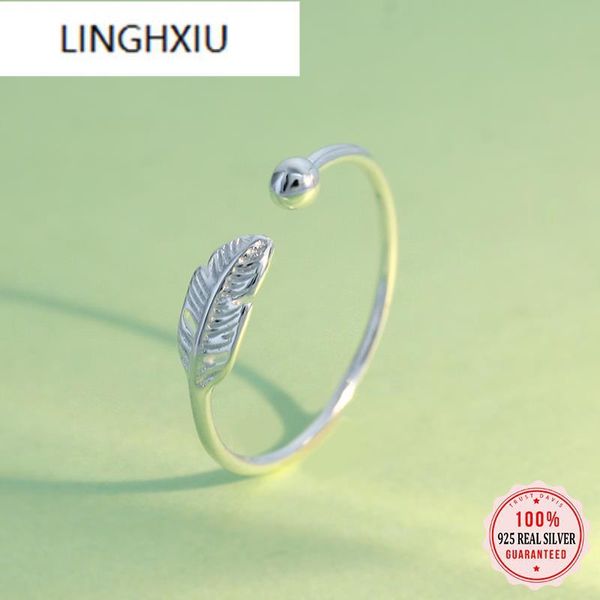 cluster rings lingxiu authentic 925 sterling silver fashion feather cocktail opening finger ring sizable for women girls jewelry gift ds172, Golden;silver
cluster rings lingxiu authentic 925 sterling silver fashion feather cocktail opening finger ring sizable for women girls jewelry gift ds172, Golden;silver
