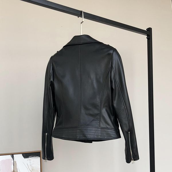 nerazzurri black biker long sleeve soft moto jacket motorcycle faux leather women 201124
nerazzurri black biker long sleeve soft moto jacket motorcycle faux leather women 201124