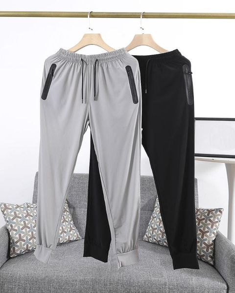men's pants summer ice silk comfortable business casual breathable leggings oversized trousers, Black
men's pants summer ice silk comfortable business casual breathable leggings oversized trousers, Black