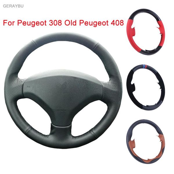 steering wheel covers geraybu custom diy black leather hand-sewn car cover for 308 old 408 breathable wear-resistant
steering wheel covers geraybu custom diy black leather hand-sewn car cover for 308 old 408 breathable wear-resistant