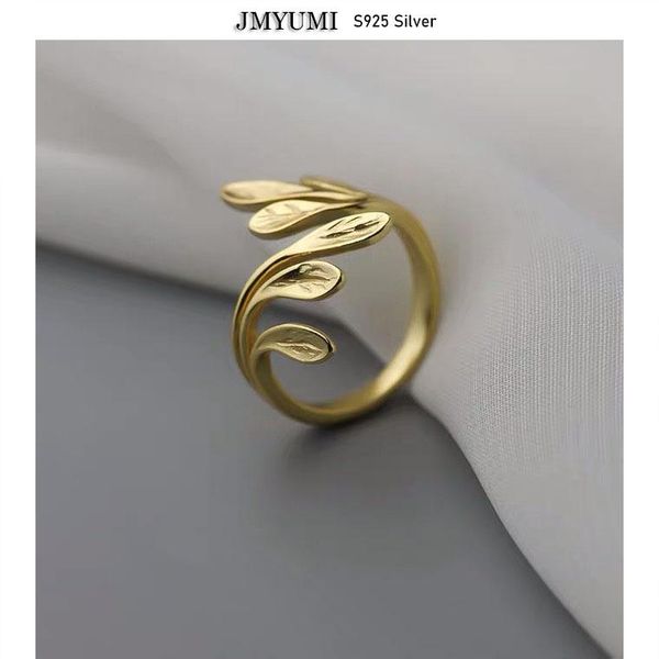 cluster rings minimalist 925 sterling silver leaves shaped for women fashion vintage geometric handmade birthday party jewelry gift, Golden;silver
cluster rings minimalist 925 sterling silver leaves shaped for women fashion vintage geometric handmade birthday party jewelry gift, Golden;silver
