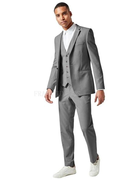 generous men suit notched lapel gray tuxedos wedding suits for one button groomsmen (jacket+pants+vest) men's & blazers, White;black
generous men suit notched lapel gray tuxedos wedding suits for one button groomsmen (jacket+pants+vest) men's & blazers, White;black