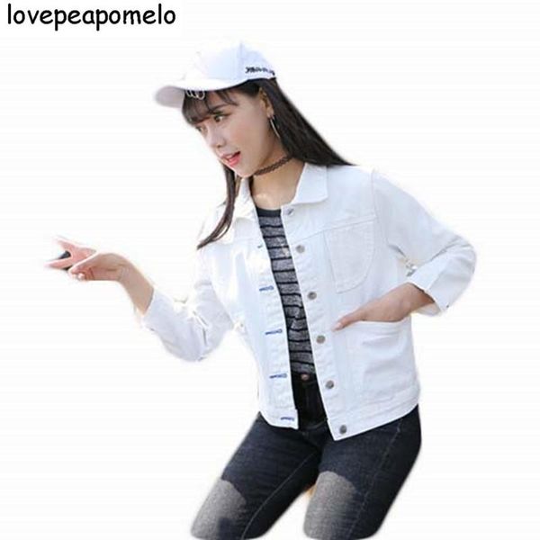 women's jackets 2021 autumn korean slim jacket lapel single breasted fashion women stitching denim short d91, Black;brown
women's jackets 2021 autumn korean slim jacket lapel single breasted fashion women stitching denim short d91, Black;brown