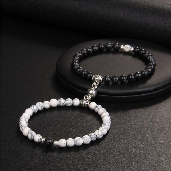 beaded, strands fashion couples bracelet natural stone beads yoga bracelets magnet couple energy valentine jewelry gifts, Black
beaded, strands fashion couples bracelet natural stone beads yoga bracelets magnet couple energy valentine jewelry gifts, Black