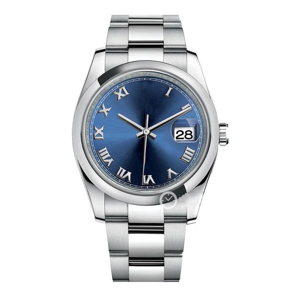 asian watch 2813 sports automatic mechanical men's watches 36mm blue dial roman hour marker watchs 116200-72600 fashion ladies wristwat, Slivery;brown
asian watch 2813 sports automatic mechanical men's watches 36mm blue dial roman hour marker watchs 116200-72600 fashion ladies wristwat, Slivery;brown