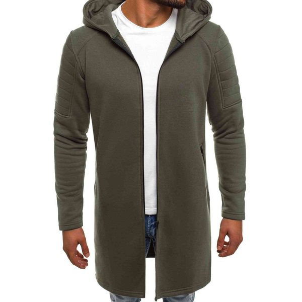 Men's plus size Outerwear Autumn and Winter Casual Hooded Jaet Medium Length Windbreaker Coat Large Top, Gray
Men's plus size Outerwear Autumn and Winter Casual Hooded Jaet Medium Length Windbreaker Coat Large Top, Gray