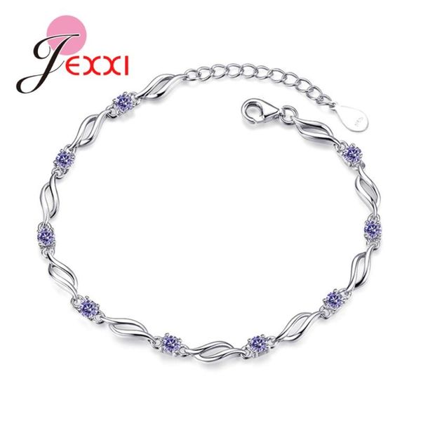 charm bracelets korean women clear cz purple white crystal 925 sterling silver bangle for wedding birthday gift exquisite jewelr, Golden;silver
charm bracelets korean women clear cz purple white crystal 925 sterling silver bangle for wedding birthday gift exquisite jewelr, Golden;silver