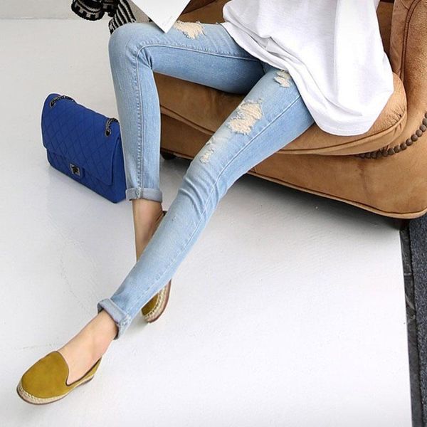 maternity bottoms spring hole denim jeans pants for pregnant women clothes abdominal skinny trousers pregnancy pencil, White
maternity bottoms spring hole denim jeans pants for pregnant women clothes abdominal skinny trousers pregnancy pencil, White