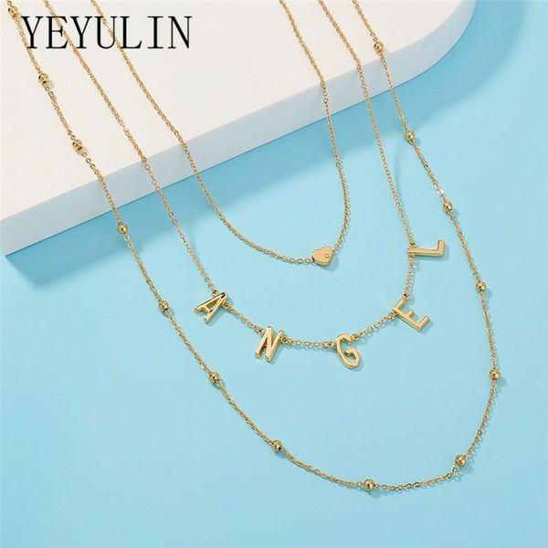 chokers vintage multi-layered love heart pendant choker necklace set boho golden angel long chain necklaces women christmas gift, Golden;silver
chokers vintage multi-layered love heart pendant choker necklace set boho golden angel long chain necklaces women christmas gift, Golden;silver