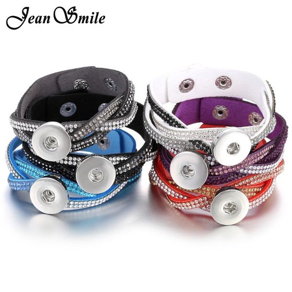 charm bracelets snap jewelry fashion rhinestone velvet leather bracelet fit 18mm buttons wholesale, Golden;silver
charm bracelets snap jewelry fashion rhinestone velvet leather bracelet fit 18mm buttons wholesale, Golden;silver