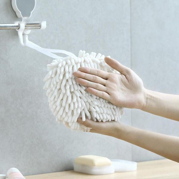 towel simple hand thickened chenille spherical household kitchen bathroom toilet hanging type cute absorbent towels
towel simple hand thickened chenille spherical household kitchen bathroom toilet hanging type cute absorbent towels