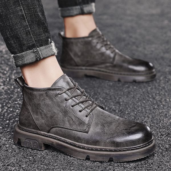 2021 new 2020 autumn and winter new mid-martin boots british platform casual shoes mens outdoor keep warm work shoes plus size mens shoe, Black
2021 new 2020 autumn and winter new mid-martin boots british platform casual shoes mens outdoor keep warm work shoes plus size mens shoe, Black