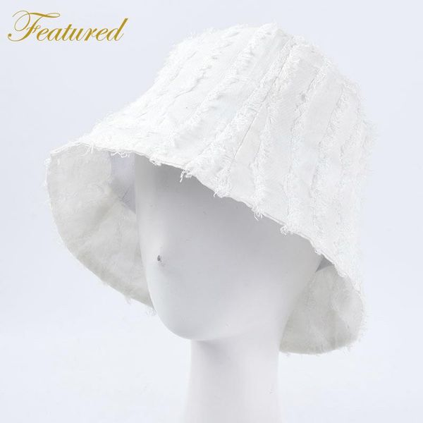 spring and summer style korean ladies bucket hat soft breathable sunscreen sun visor retro striped fringe wide brim hats, Blue;gray
spring and summer style korean ladies bucket hat soft breathable sunscreen sun visor retro striped fringe wide brim hats, Blue;gray