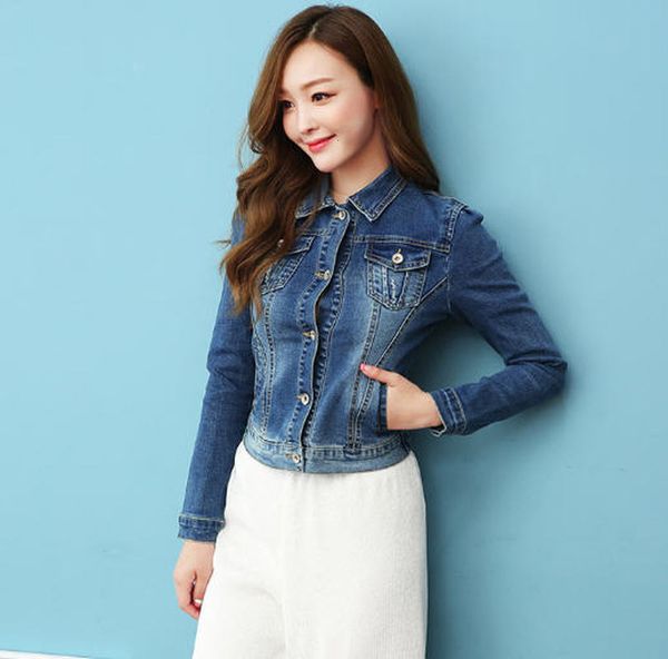 jackets 5xl 6xl vintage women spring autum denim jackets frayed washed blue jeans coat turn-down collar outwear slim jacket jc186, Black;brown
jackets 5xl 6xl vintage women spring autum denim jackets frayed washed blue jeans coat turn-down collar outwear slim jacket jc186, Black;brown
