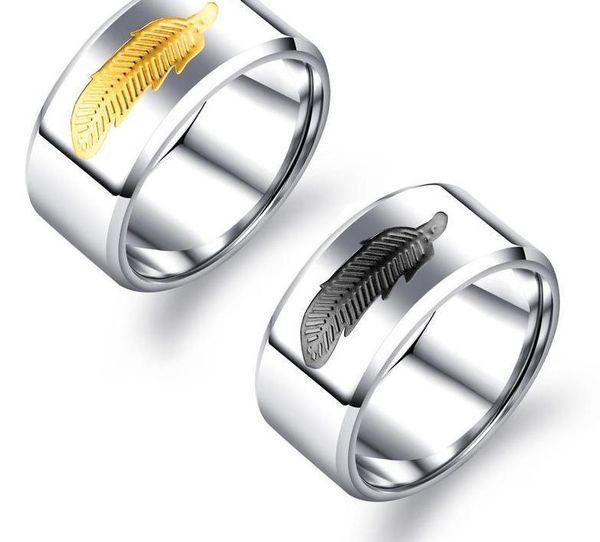 cluster rings european and american personality titanium steel feather ring large face, simple glossy single index, Golden;silver
cluster rings european and american personality titanium steel feather ring large face, simple glossy single index, Golden;silver