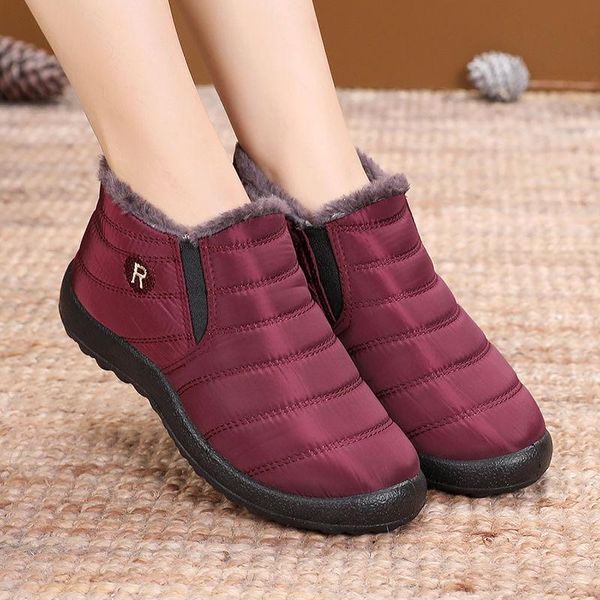 boots 2021 snow women shoes warm plush fur ankle winter female slip on flat casual waterproof ultralight footwear, Black
boots 2021 snow women shoes warm plush fur ankle winter female slip on flat casual waterproof ultralight footwear, Black
