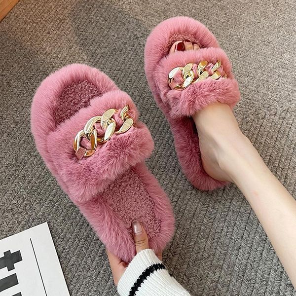 slippers chain flats women short plush home cotton boots 2022 winter fashion concise flip flops zapatos designer casual slides, Black
slippers chain flats women short plush home cotton boots 2022 winter fashion concise flip flops zapatos designer casual slides, Black