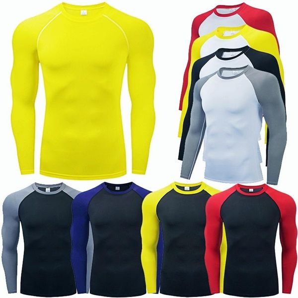 running jerseys men stitching sleeve tight-fitting training sports fitness long-sleeved quick-drying gym t-shirt, Black;blue
running jerseys men stitching sleeve tight-fitting training sports fitness long-sleeved quick-drying gym t-shirt, Black;blue