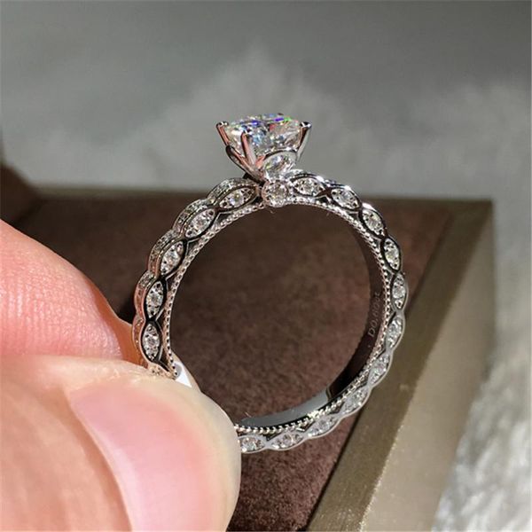 wedding rings dainty female white zircon stone ring cute silver color infinity engagement charm crystal round for women, Slivery;golden
wedding rings dainty female white zircon stone ring cute silver color infinity engagement charm crystal round for women, Slivery;golden
