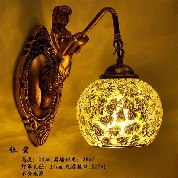 european mirror bar aisle table garden mediterranean bedroom bedside mermaid wall lamp
european mirror bar aisle table garden mediterranean bedroom bedside mermaid wall lamp