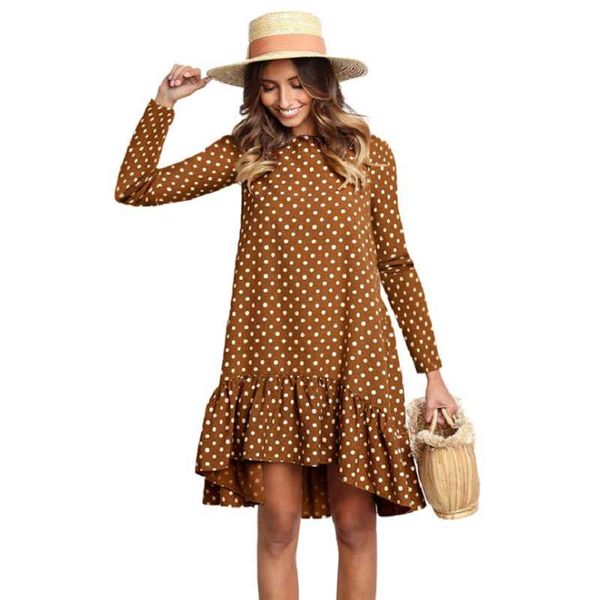 casual dresses casual dresses women fashion dress polka dot chiffon long sleeve o neck ruffle female yellow 2022 retro vestidos, Black;gray
casual dresses casual dresses women fashion dress polka dot chiffon long sleeve o neck ruffle female yellow 2022 retro vestidos, Black;gray