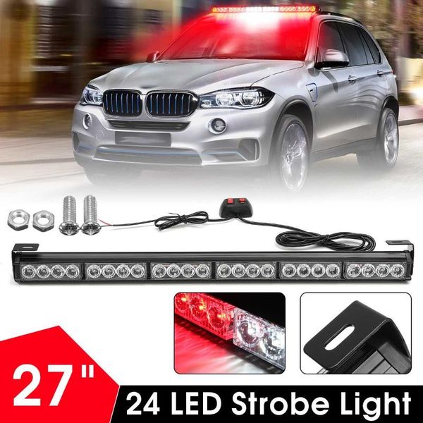 working light 27 inch 24 led work bar multi-colors emergency warning traffic flashing strobe lamp with switch
working light 27 inch 24 led work bar multi-colors emergency warning traffic flashing strobe lamp with switch