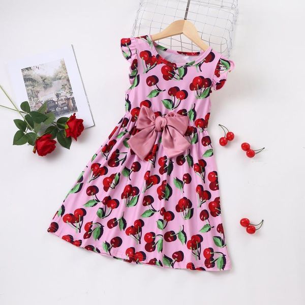 girl's dresses 1-7 years baby girls sleeveless flower print clothes kids summer princess dress children party ball pageant outfit, Red;yellow
girl's dresses 1-7 years baby girls sleeveless flower print clothes kids summer princess dress children party ball pageant outfit, Red;yellow