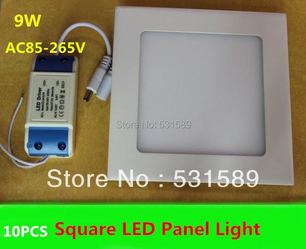 panel lights wholesale 10pcs 9w super bright square led lightcool white/warm white ac85-265v for home garden party living bed room
panel lights wholesale 10pcs 9w super bright square led lightcool white/warm white ac85-265v for home garden party living bed room