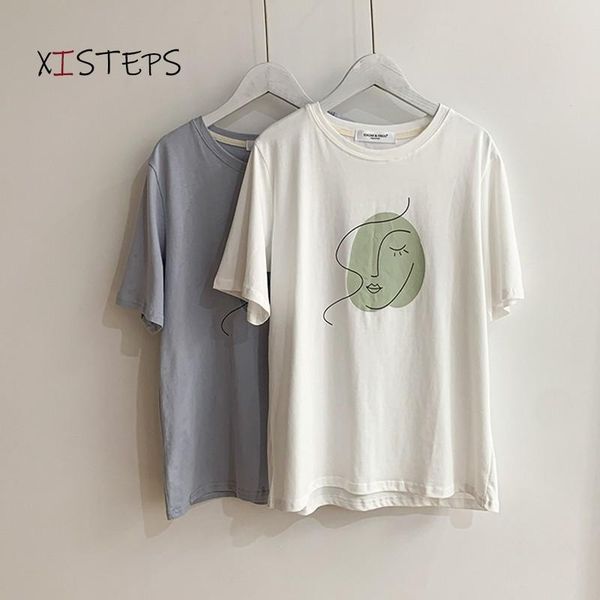 women's t-shirt 2021 summer loose women tees o-neck short sleeve female aesthetic t-shirts printed ladies oversized t shirt funny clot, White
women's t-shirt 2021 summer loose women tees o-neck short sleeve female aesthetic t-shirts printed ladies oversized t shirt funny clot, White
