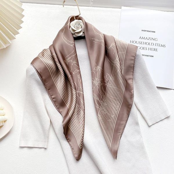 scarves fashion kerchief small silk neck scarf for women 70*70 hijab scarfs female shawls bags lady bandana foulard fj427, Blue;gray
scarves fashion kerchief small silk neck scarf for women 70*70 hijab scarfs female shawls bags lady bandana foulard fj427, Blue;gray