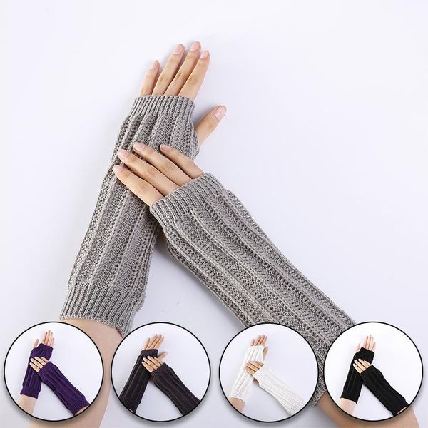 five fingers gloves women' knitting long fingerless autumn winter thick warm striped glove sports outdoor daily solid color arm, Blue;gray
five fingers gloves women' knitting long fingerless autumn winter thick warm striped glove sports outdoor daily solid color arm, Blue;gray