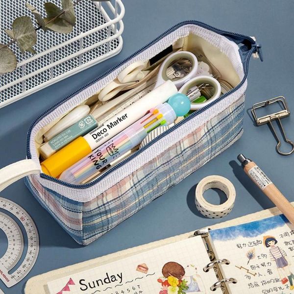 pencil bags case large capacity multifunctional canvas cute school supplies pen bag for students
pencil bags case large capacity multifunctional canvas cute school supplies pen bag for students