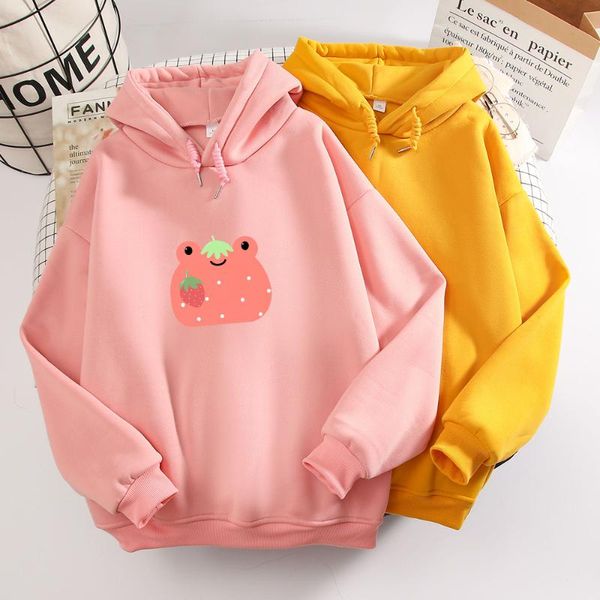 frog hoodie harajuku kawaii strawberry printed pullover sweatshirt oversize kpop fashion winter pink goth clothes for teens women's ho, Black
frog hoodie harajuku kawaii strawberry printed pullover sweatshirt oversize kpop fashion winter pink goth clothes for teens women's ho, Black