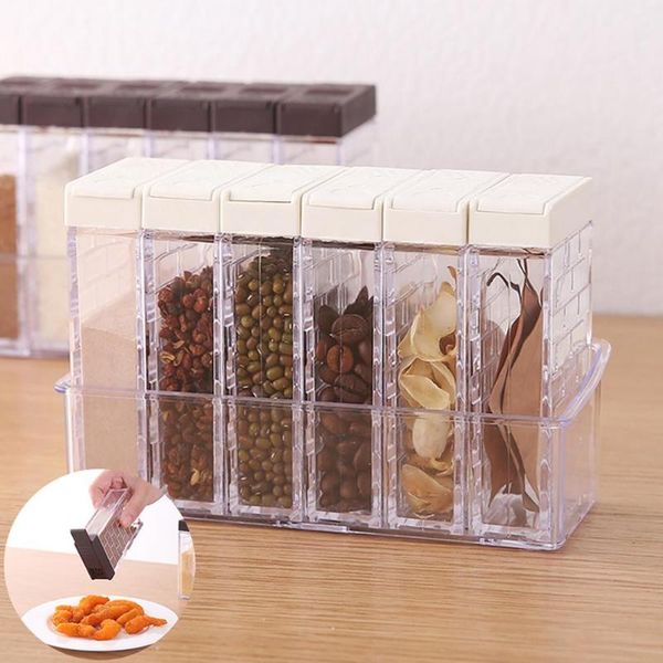 storage bottles & jars spice jar long lasting seasoning bottle fresh-keeping controllable durable creative double-lid box
storage bottles & jars spice jar long lasting seasoning bottle fresh-keeping controllable durable creative double-lid box