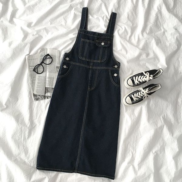 women's t-shirt fashion split denim sleeveless summer 2021 wear casual mid-calf vestidos korean high waist strap flnn, White
women's t-shirt fashion split denim sleeveless summer 2021 wear casual mid-calf vestidos korean high waist strap flnn, White