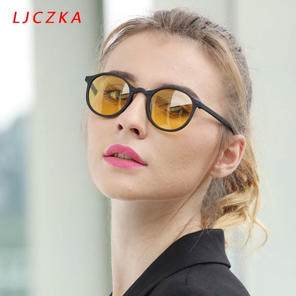 sunglasses night vision for driving men yellow anti glare lens goggles male vintage round glasses eyeglasses female, White;black
sunglasses night vision for driving men yellow anti glare lens goggles male vintage round glasses eyeglasses female, White;black
