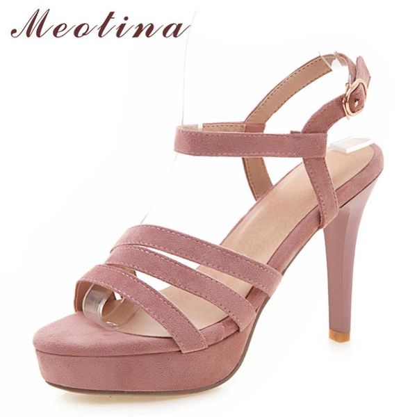 dress shoes meotina women narrow band super high heel sandals platform stiletto heels footwear summer lady black pink size 43
dress shoes meotina women narrow band super high heel sandals platform stiletto heels footwear summer lady black pink size 43