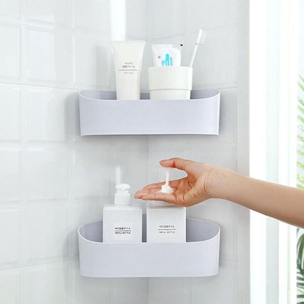 kitchen storage & organization wall-mounted rack non-drilling toiletries holder for bathroom
kitchen storage & organization wall-mounted rack non-drilling toiletries holder for bathroom