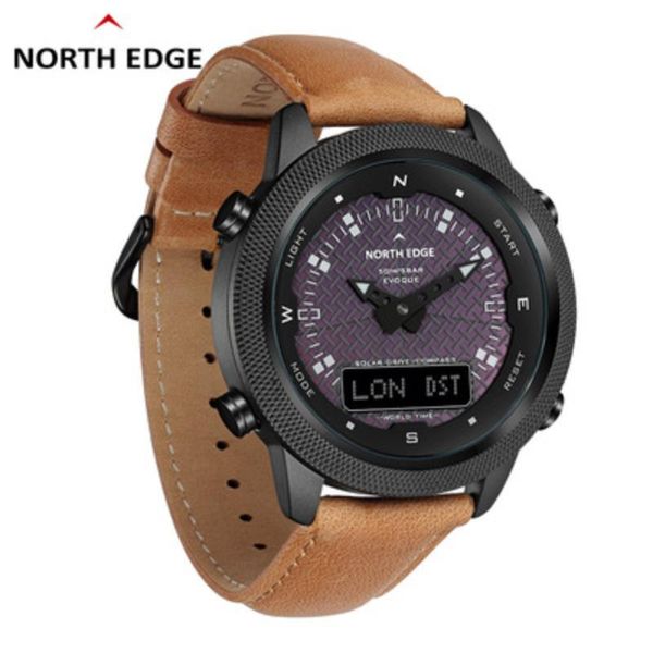 wristwatches north edge men's solar watch outdoor sports full metal waterproof 50m compass countdown satch smart, Slivery;brown
wristwatches north edge men's solar watch outdoor sports full metal waterproof 50m compass countdown satch smart, Slivery;brown