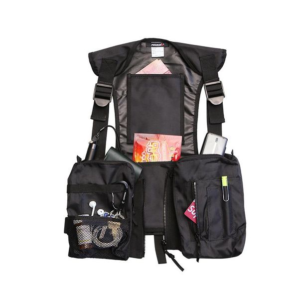 multi-pocket function tactical vest streetwear men cargo waistcoat military jacket 2021 black hip hop sweatshirts waist bags
multi-pocket function tactical vest streetwear men cargo waistcoat military jacket 2021 black hip hop sweatshirts waist bags