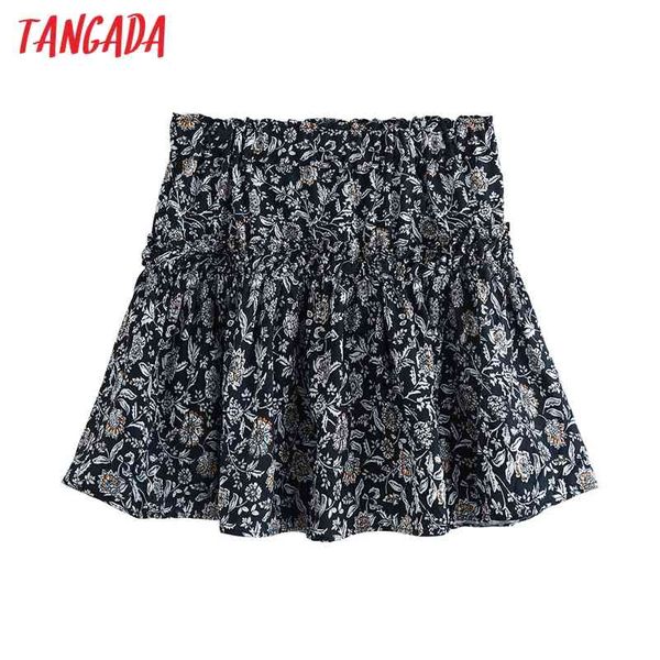 women floral print skirts faldas mujer strethy waist french style female mini skirt 6h2 210416, Black
women floral print skirts faldas mujer strethy waist french style female mini skirt 6h2 210416, Black