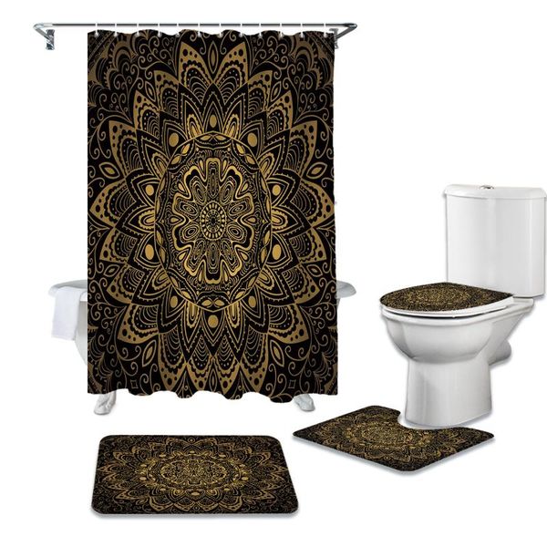 mandala flower shower curtain set carpet cover toilet bath mat home decor bathroom curtains 
mandala flower shower curtain set carpet cover toilet bath mat home decor bathroom curtains