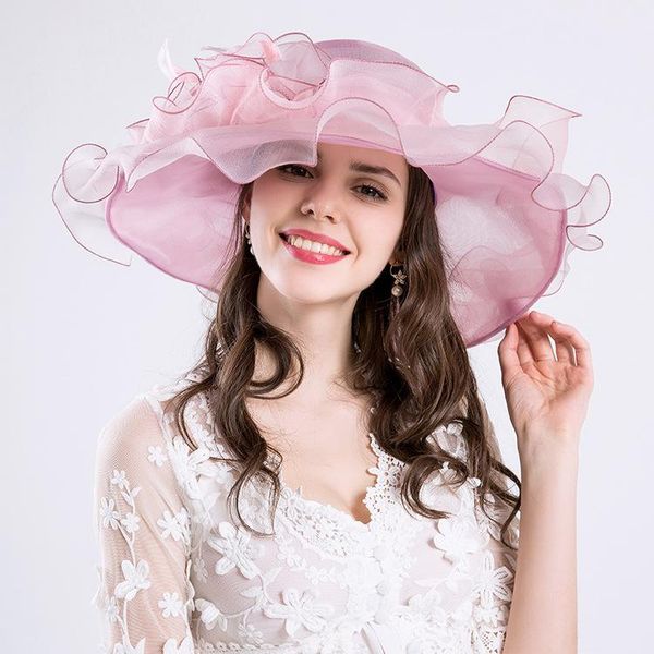headpieces flower gauze wedding hats for women elegant sunshade big brim fluffy edge accessories bridal headwear, Silver
headpieces flower gauze wedding hats for women elegant sunshade big brim fluffy edge accessories bridal headwear, Silver
