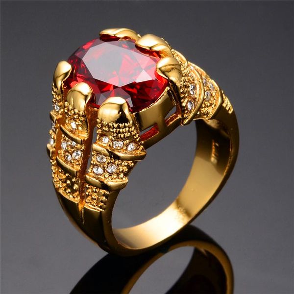 wedding rings charm female big red crystal stone ring vintage gold color for women luxury round zircon engagement, Slivery;golden
wedding rings charm female big red crystal stone ring vintage gold color for women luxury round zircon engagement, Slivery;golden