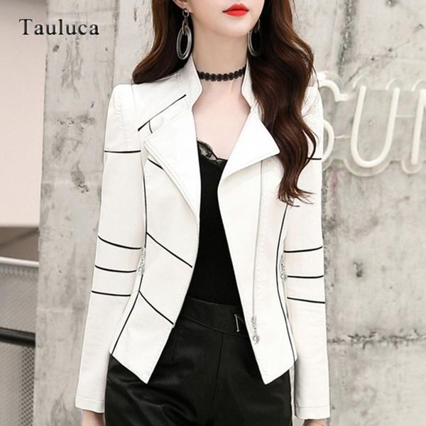 women's leather & faux fashion moto biker zipper jacket slim fit 2021 pu coat spring autumn ladies goth casual outwear female plus size, Black
women's leather & faux fashion moto biker zipper jacket slim fit 2021 pu coat spring autumn ladies goth casual outwear female plus size, Black