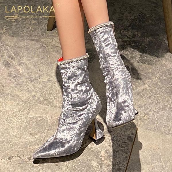 boots lapolaka 2021 trendy fashion ins shoes ladies woman dropship wedding party crystal booties female, Black
boots lapolaka 2021 trendy fashion ins shoes ladies woman dropship wedding party crystal booties female, Black