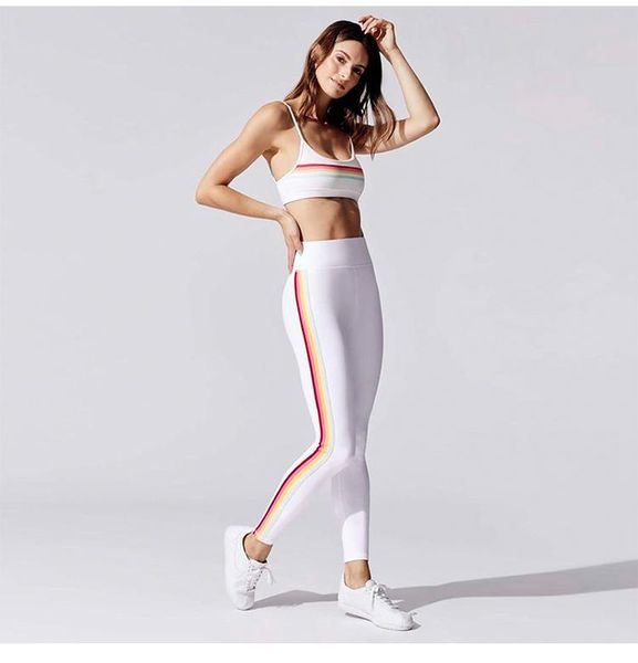yoga outfits super quality leggings sport women fitness rainbow printed white pants for high waist gym sportwear running tights, White;red
yoga outfits super quality leggings sport women fitness rainbow printed white pants for high waist gym sportwear running tights, White;red