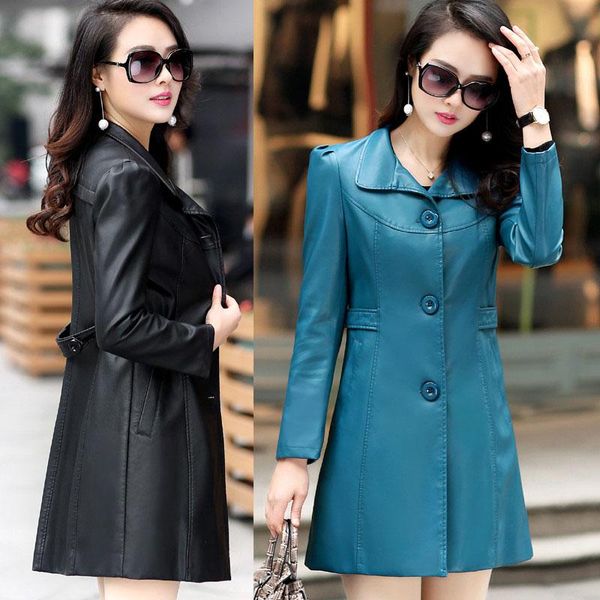 women's trench coats 2021 spring autumn square collar leather women mid-long slim fashion large size 6xl windbreaker jacket winter fema, Tan;black
women's trench coats 2021 spring autumn square collar leather women mid-long slim fashion large size 6xl windbreaker jacket winter fema, Tan;black