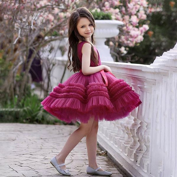 girl's dresses baby girl dress bow puffy for girls high collar communion knee length flower kids, Red;yellow
girl's dresses baby girl dress bow puffy for girls high collar communion knee length flower kids, Red;yellow