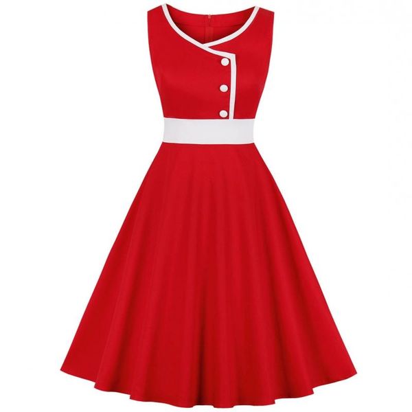 casual dresses women summer pin up rockabilly party dress 2021 sleeveless retro robe 60s 50s vintage swing vestidos, Black;gray
casual dresses women summer pin up rockabilly party dress 2021 sleeveless retro robe 60s 50s vintage swing vestidos, Black;gray